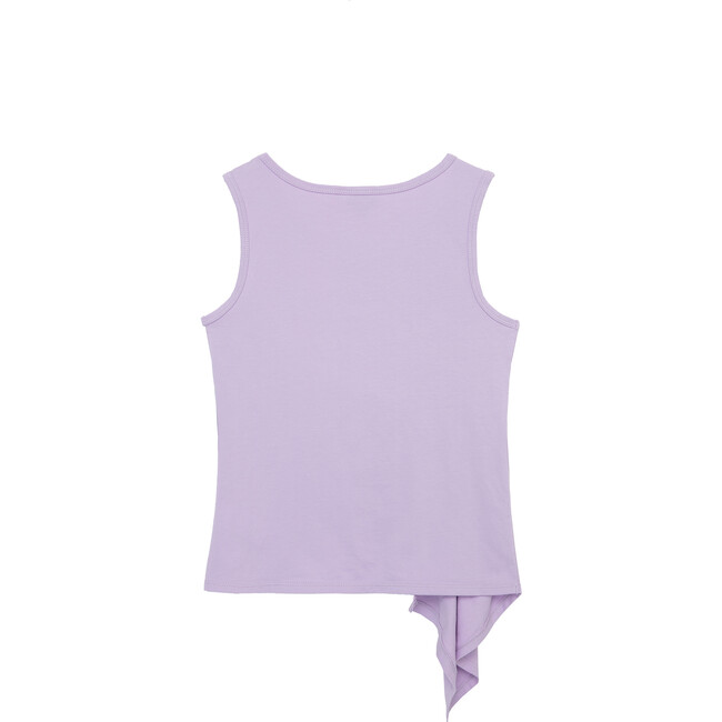 Gathered Waterfall Tank, Purple - T-Shirts - 2