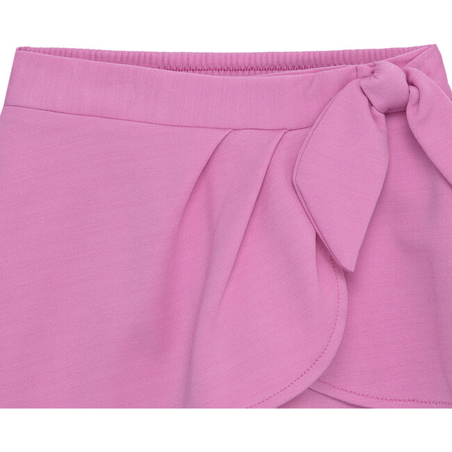Mock Wrap Short Set, Purple - Mixed Apparel Set - 4