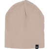 Slouchy Jersey Rib Beanie, Dusty Mauve - Hats - 1 - thumbnail