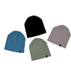 Slouchy Jersey Rib Beanie, Taupe - Hats - 2