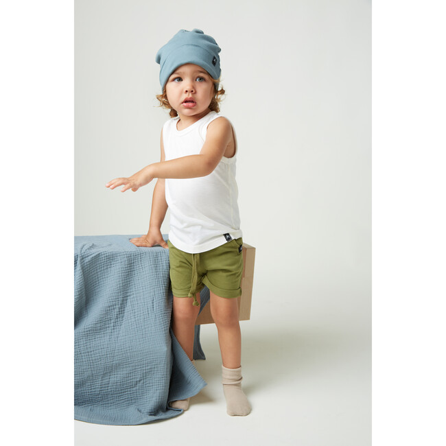 Slouchy Jersey Rib Beanie, Trooper - Hats - 3