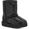 Classic Sequin Toddler Winter Boots, Black - Boots - 2 - thumbnail