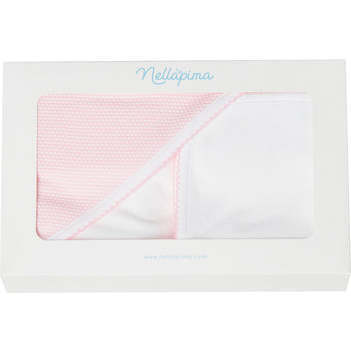 Bubble Hooded Towel, Pink