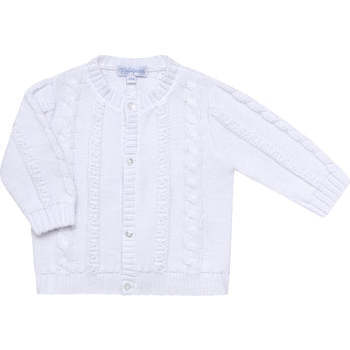 Nella Knit Cardigan, White - Sweaters - 1