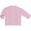 Nella Knit Cardigan, Pink - Sweaters - 2