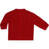 Nella Knit Cardigan, Red - Sweaters - 2