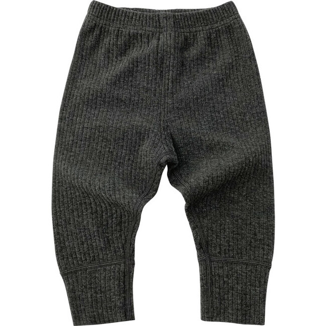 Ribbed Grey Sweatpants - Sweatpants - 1