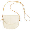 Little Girls' Scalloped Purse, Cream - Bags - 1 - thumbnail