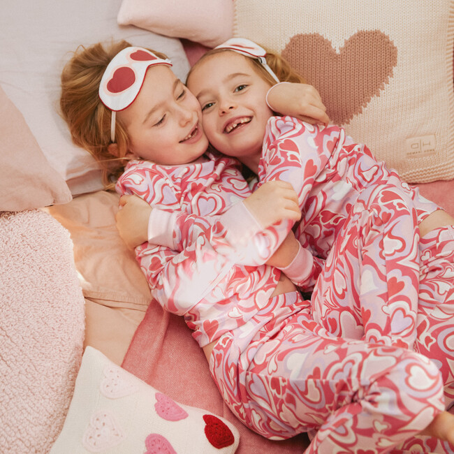 Dahl Pajama Set, Groovy Heart - Pajamas - 2