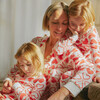 Women's Eden Pajama Set, Vintage Red Hearts - Pajamas - 4