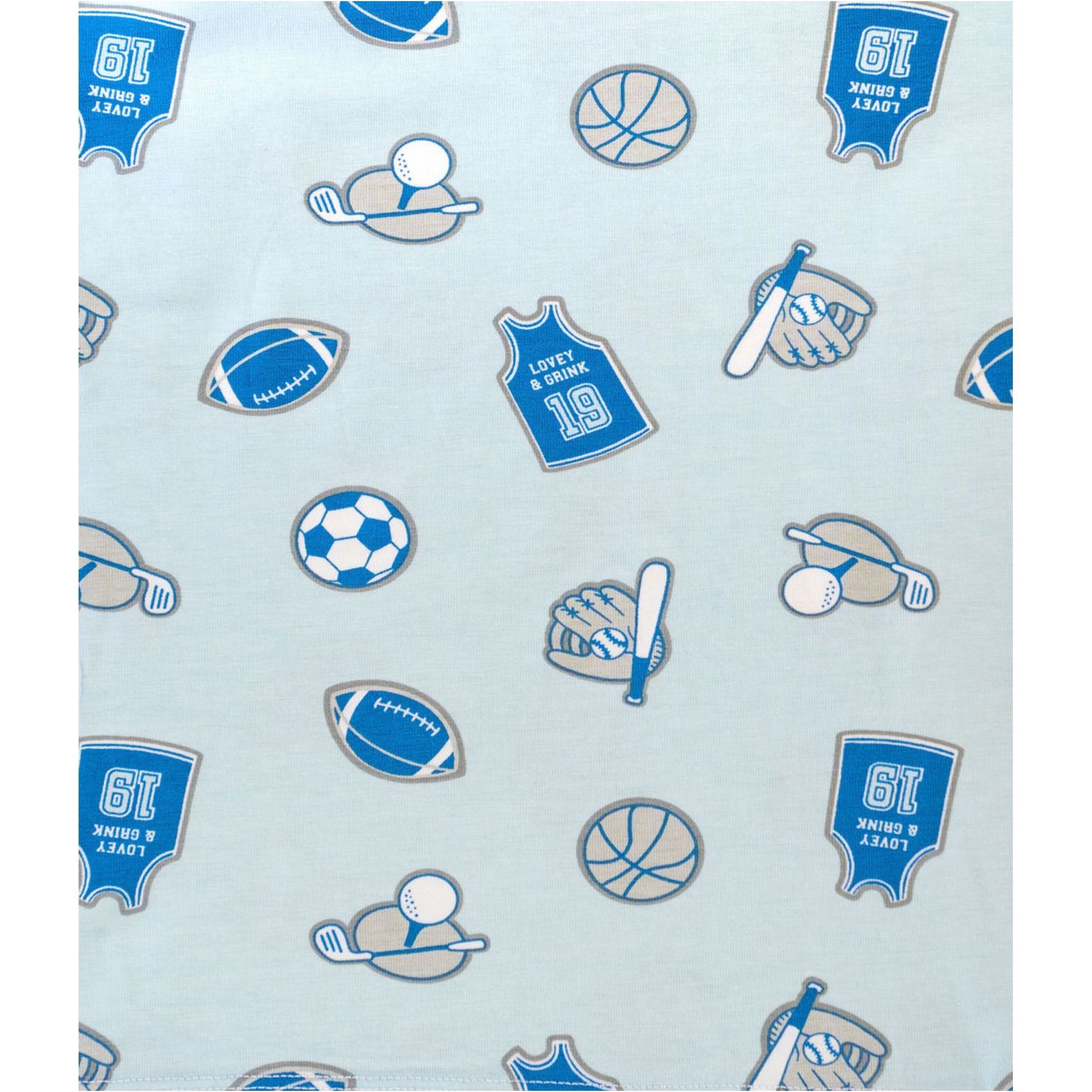 Sports, Blue - Lovey & Grink Sleepwear, Maisonette in 2023