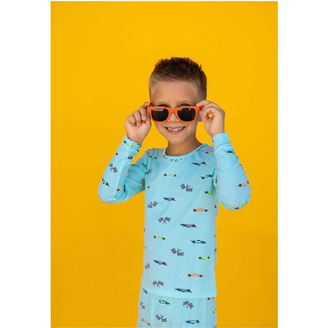 Racecars, Blue - Pajamas - 4