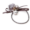 Charlie Ponytail Holder, Silver - Hair Accessories - 1 - thumbnail
