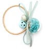 Charlie Ponytail Holder, Blue - Hair Accessories - 1 - thumbnail