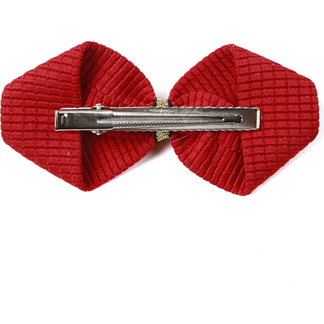 Simone Hairclip, Red - Hair Accessories - 2