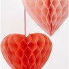 Heart Honeycomb Decorations - Party - 3