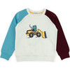 Zane Crewneck, Dozer/Ecru - Sweatshirts - 1 - thumbnail