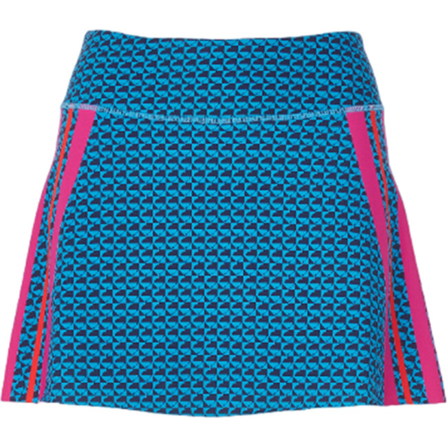 Women's Match Skort, Lake Geo Berry Mod And 
Poppy Stripes - Skirts - 1