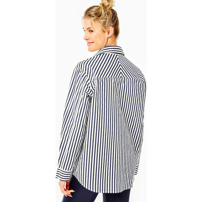 Women's Assembly Button Down Shirt, Multicolor Stripes - Shirts - 2