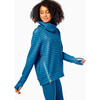 Women's The Everyday Turtleneck Pullover, Lake Geo - Sweatshirts - 3