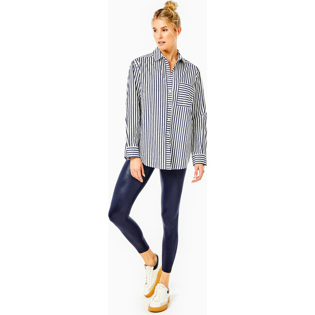 Women's Assembly Button Down Shirt, Multicolor Stripes - Shirts - 3