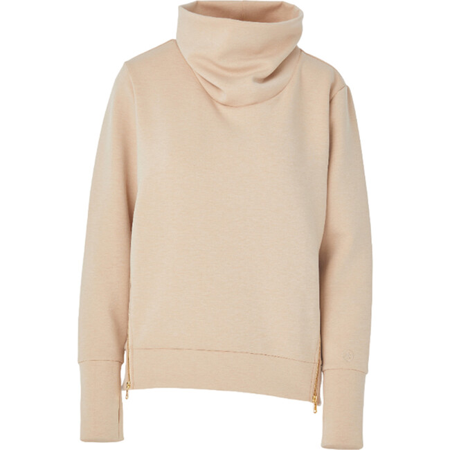 Women's The Everyday Turtleneck Pullover, Heather Camel
