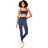 Women's AB Soft Low-Impact Bralette, Navy - Bras - 5