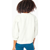 Women's Cedar 3/4 Bubble Sleeve Pullover, White - Sweatshirts - 5