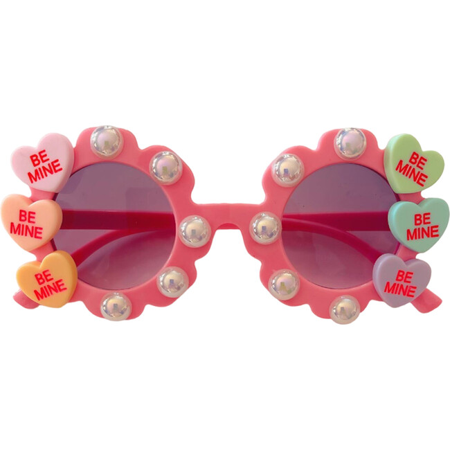 Be Mine Rainbow Cami Flower Sunnies, Pink - Sunglasses - 1