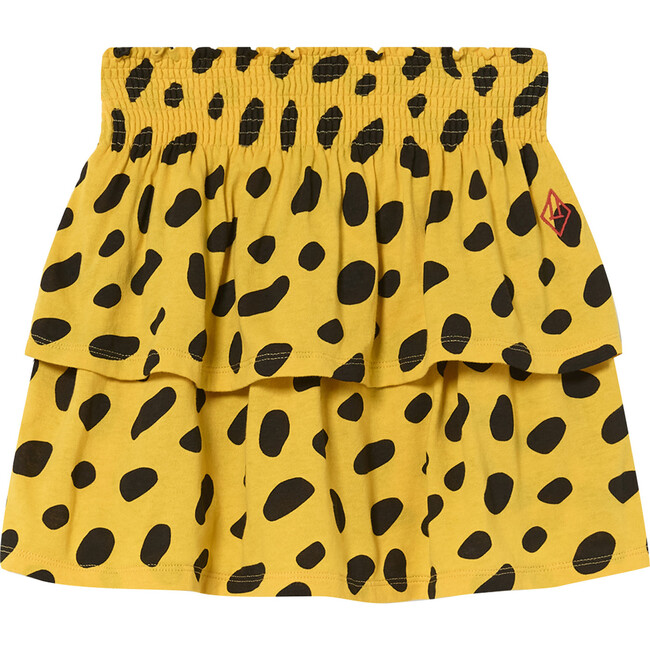 Kiwi Cheetah Patterned Skirt, Yellow