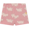 Hedgehog Cloud Printed Shorts, Pink - Shorts - 1 - thumbnail