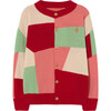 Toucan Geometric Cardigan, Multicolors - Cardigans - 1 - thumbnail