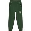Panther Cotton Pants, Green - Pants - 1 - thumbnail