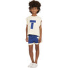 Spider Cotton Shorts, Deep Blue - Swim Trunks - 2