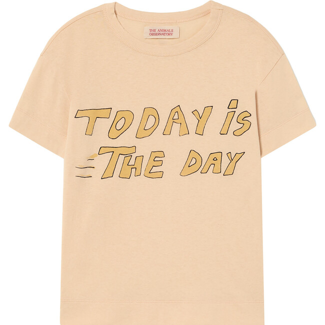 Today Is The Day Rooster T-Shirt, Beige - T-Shirts - 1