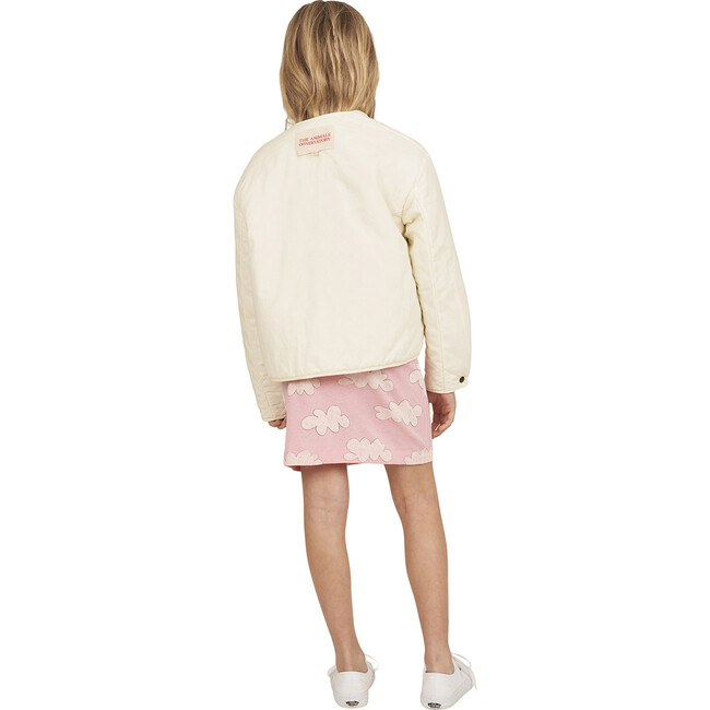 Starling Floral Printed Jacket, White - Jackets - 4