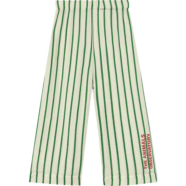 Emu Stripes Pants, White And Green