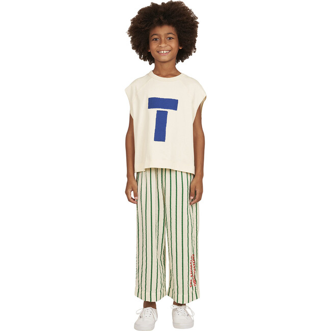 Emu Stripes Pants, White And Green - Pants - 2