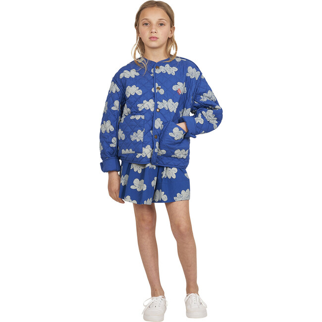 Starling Cloud Patterned Jacket, Deep Blue - Jackets - 5