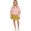 Bear Long Sleeve Sweatshirt, Pink - Sweatshirts - 2