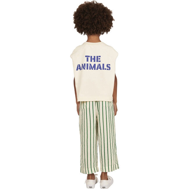 Emu Stripes Pants, White And Green - Pants - 4