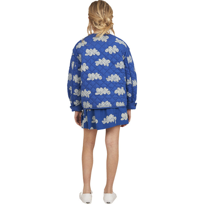 Starling Cloud Patterned Jacket, Deep Blue - Jackets - 7