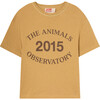 Adult Rooster Cotton T-Shirt, Camel - T-Shirts - 1 - thumbnail