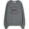 Adult Shark Long Sleeve Sweatshirt, Grey - Sweatshirts - 1 - thumbnail
