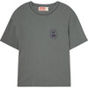 Adult Rooster Cotton T-Shirt, Grey - T-Shirts - 1 - thumbnail