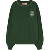 Adult Bear Long Sleeve Sweatshirt, Green - Sweatshirts - 1 - thumbnail