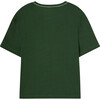 Adult Rooster Cotton T-Shirt, Green - T-Shirts - 2