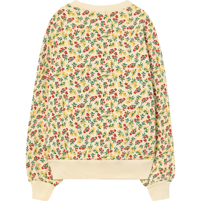 Bear Long Sleeve Sweatshirt, White - Sweatshirts - 3