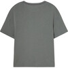 Adult Rooster Cotton T-Shirt, Grey - T-Shirts - 2