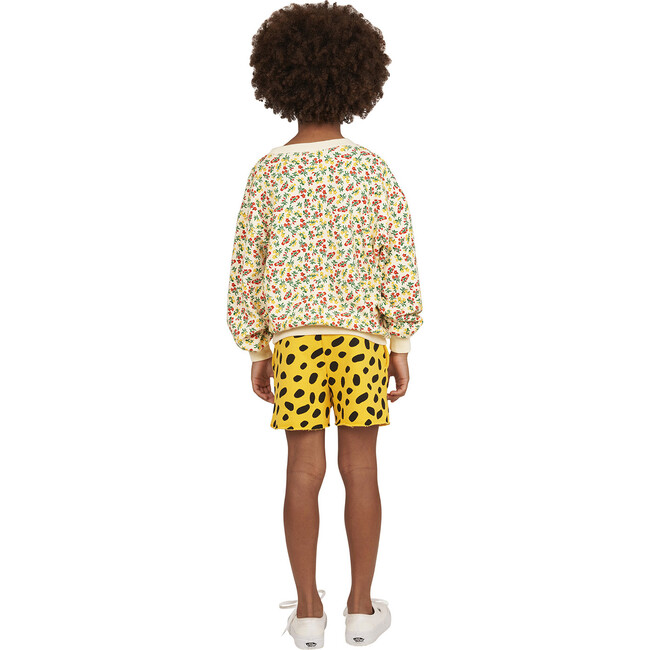 Bear Long Sleeve Sweatshirt, White - Sweatshirts - 4